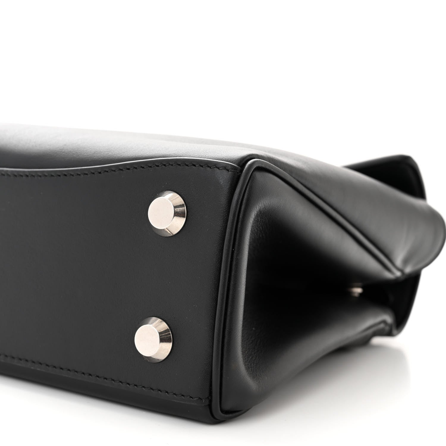 Balenciaga Natural Smooth Calfskin Mini Rodeo Top Handle Handbag Black 10 of 10