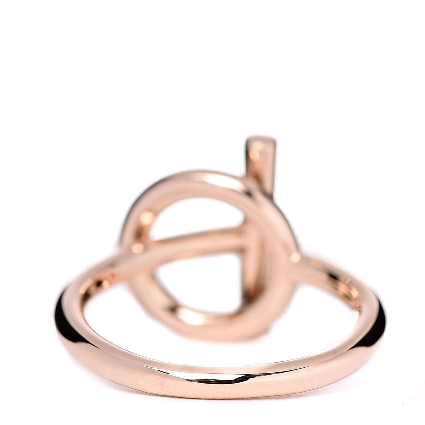 18K Rose Gold Diamond PM Echappee Ring 52 6