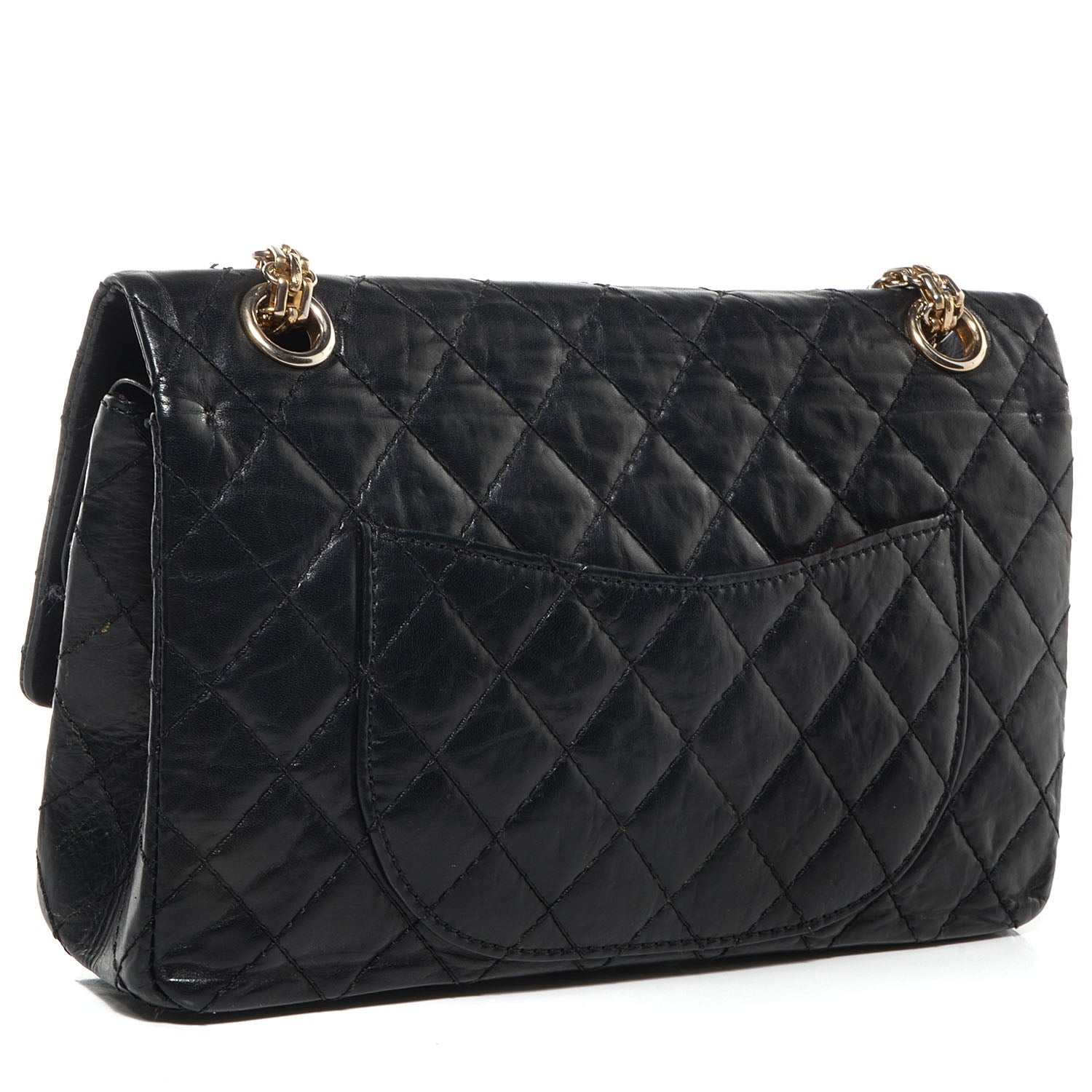 Chanel Aged Calfskin 50th Anniversary 2.55 Reissue 225 Flap Black 3 of 10
