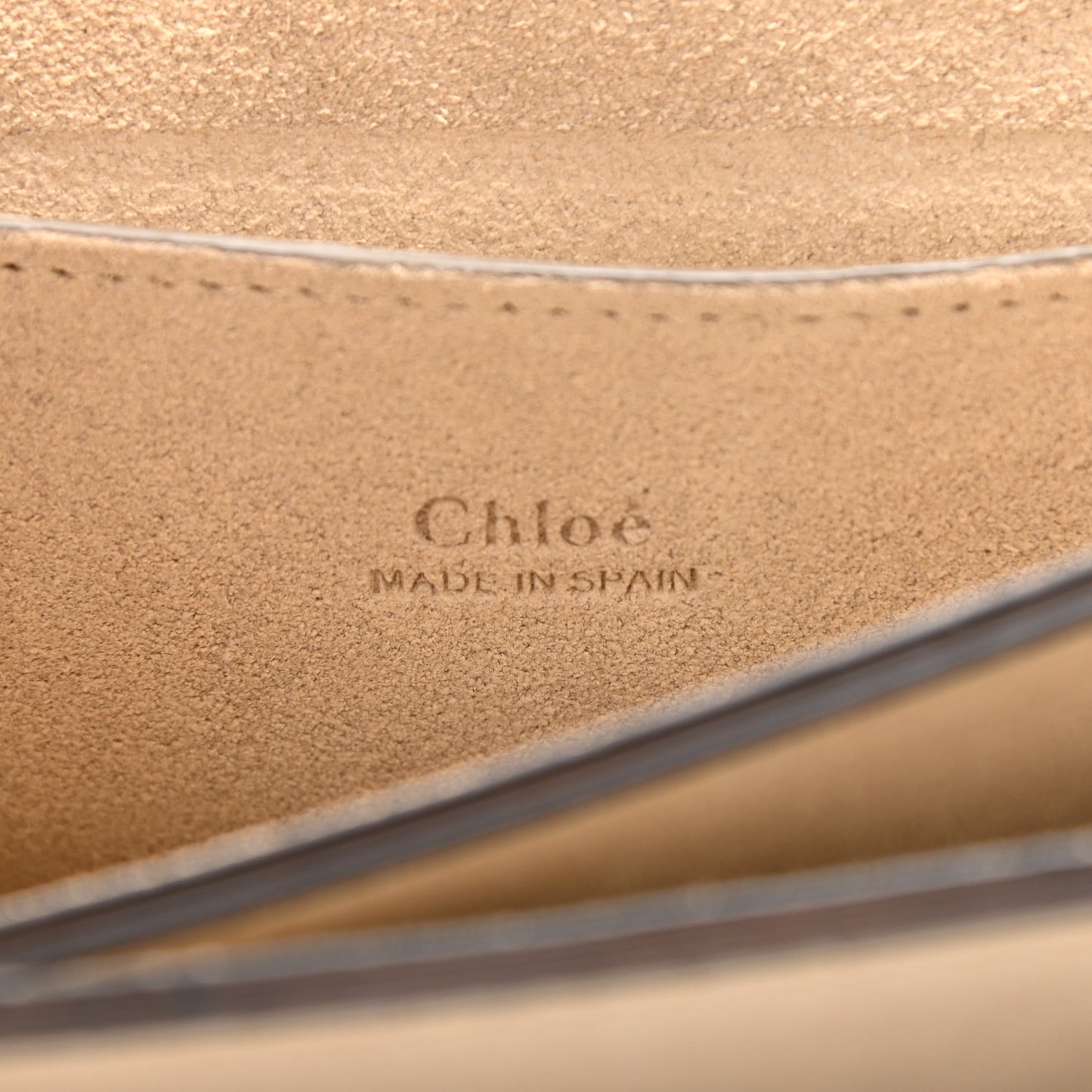 Suede Calfskin Small Faye Shoulder Bag Marrone