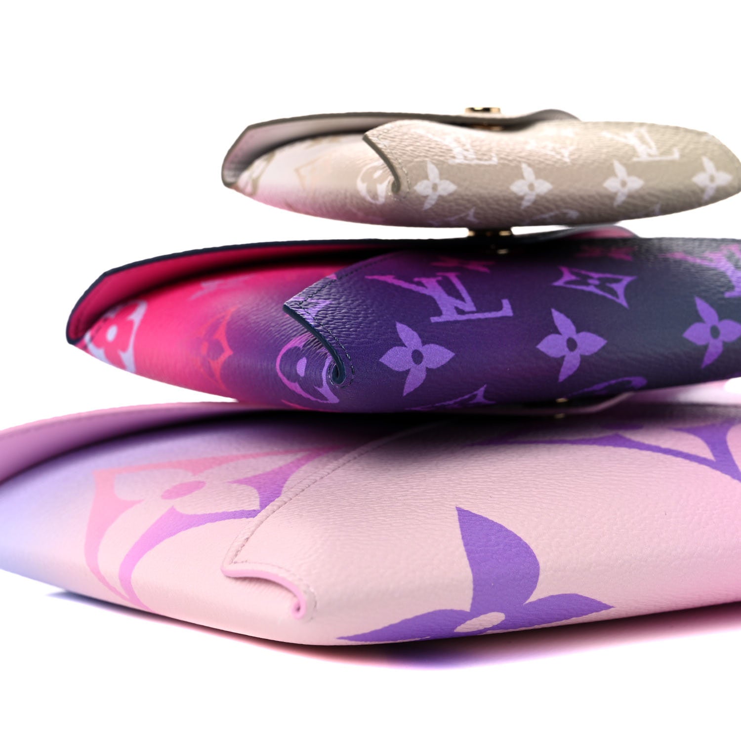 Louis Vuitton Monogram Giant Spring In The City Kirigami Pochette Set Sunrise Pastel Midnight Fuchsia Sunset Kaki 8 of 10
