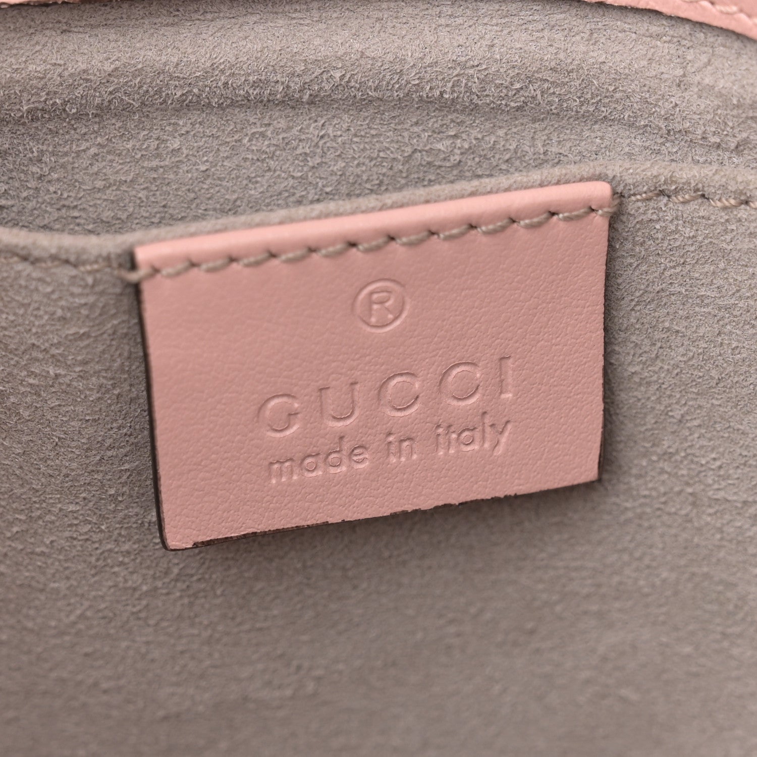 Gucci Calfskin Matelasse Mini GG Marmont Shoulder Bag Perfect Pink 6 of 11