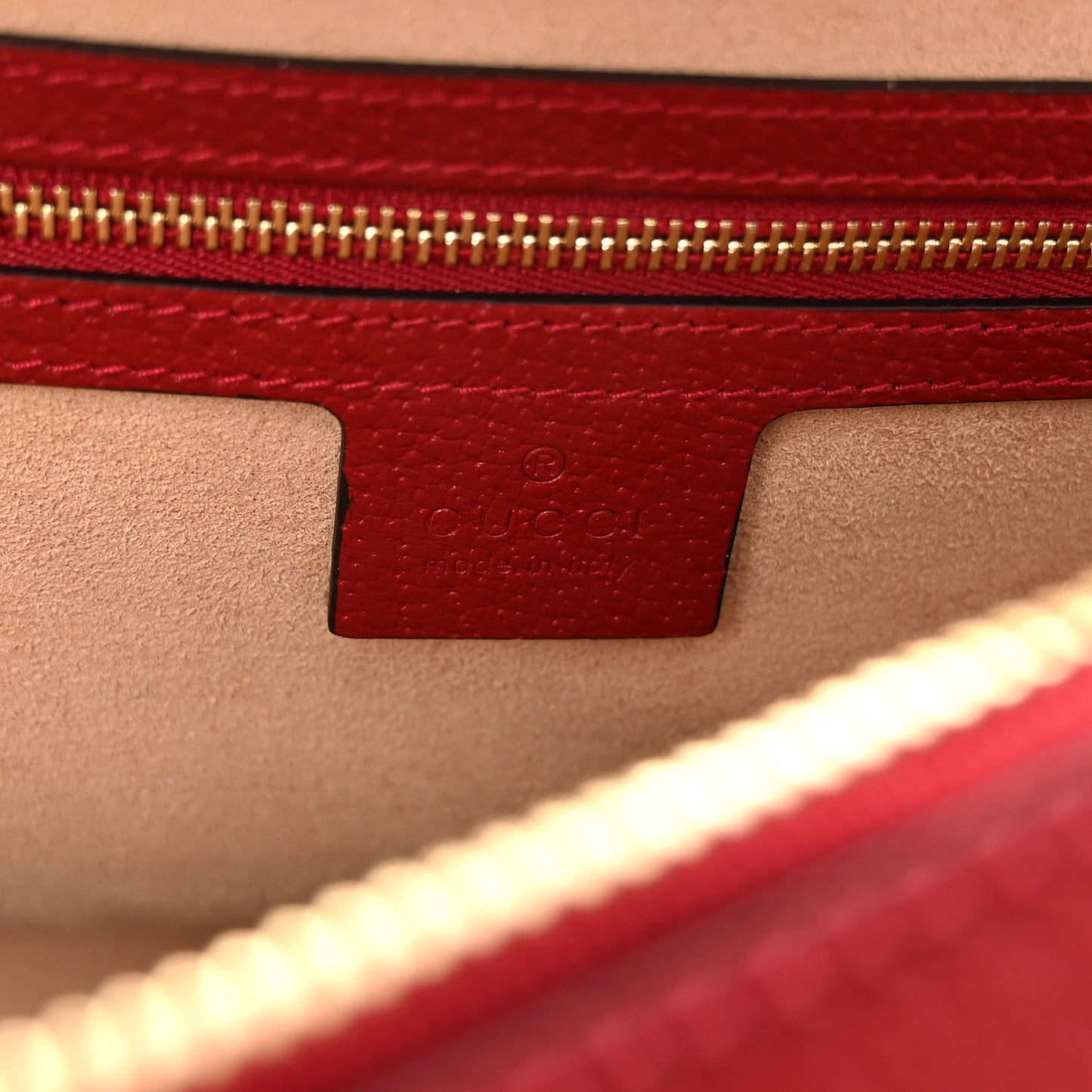 GG Supreme Monogram Flora Web Small Ophidia Top Handle Shoulder Bag Hibiscus Red