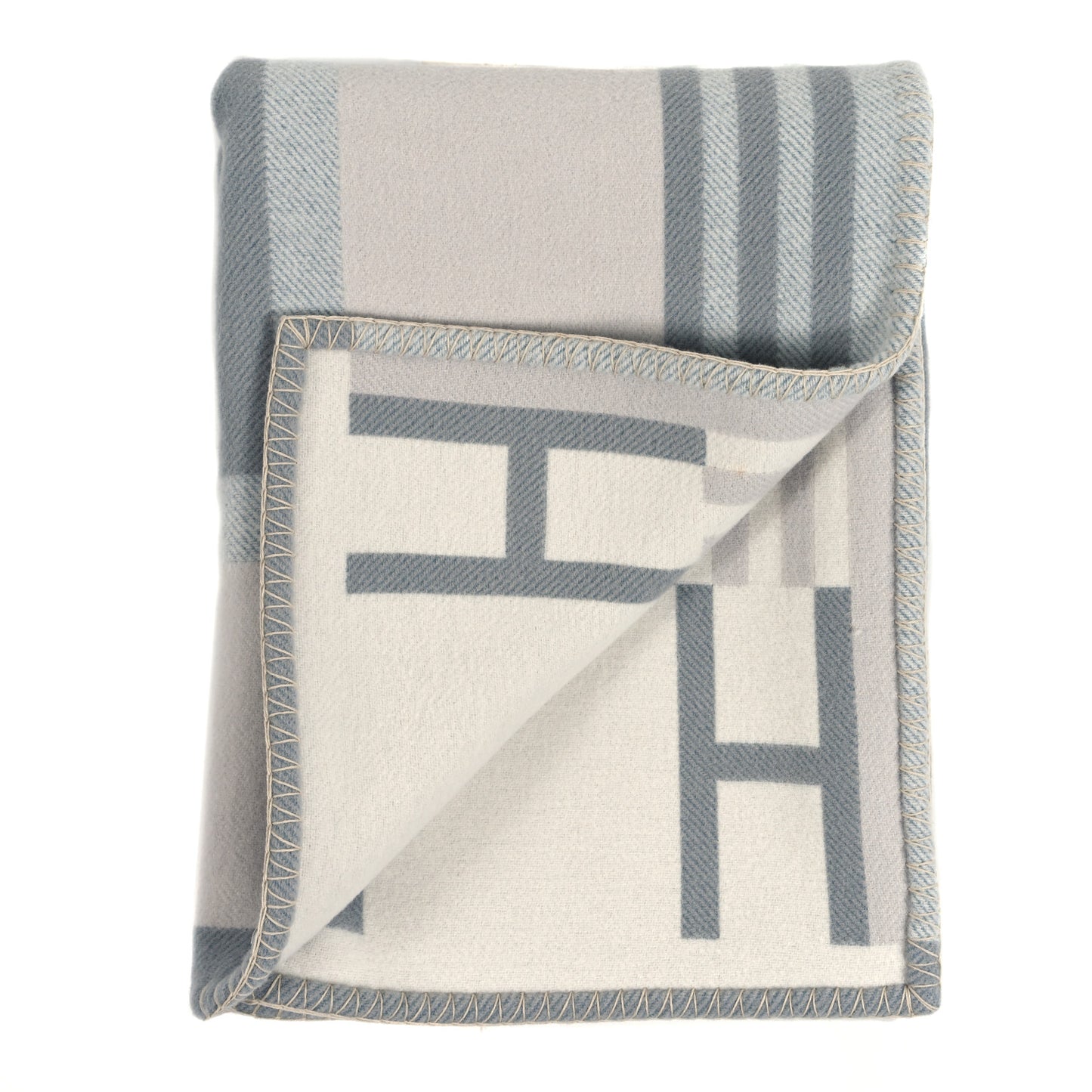 Wool Cashmere Ithaque Blanket Gris Perle