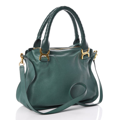 Chloe Calfskin Medium Marcie Satchel Emerald 3 of 8