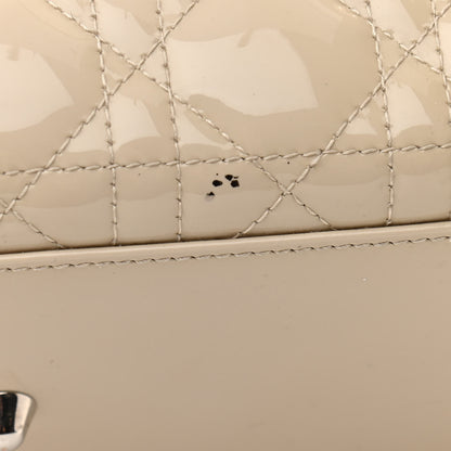 Christian Dior Patent Cannage Large Lady Dior Beige 15 of 15