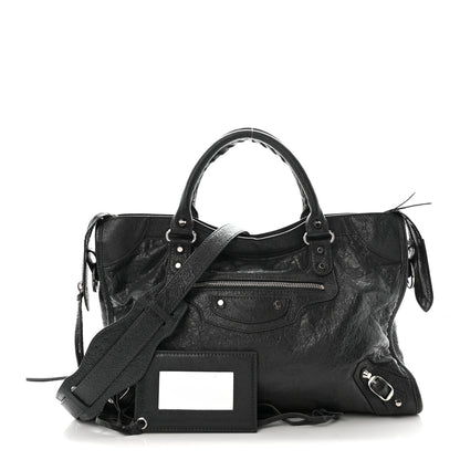 Balenciaga Agneau Classic Silver Hardware City Gris Fossile 3 of 10
