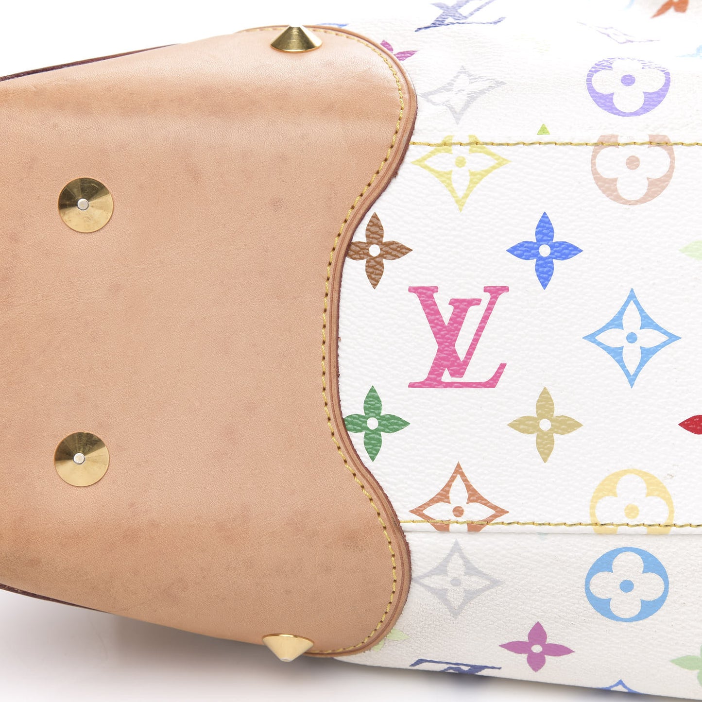 Monogram Multicolor Judy GM White
