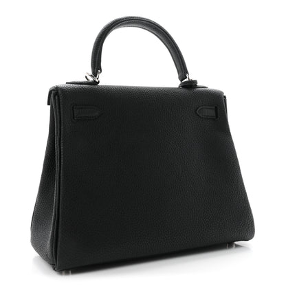 Hermes Togo Kelly Retourne 25 Black 3 of 10