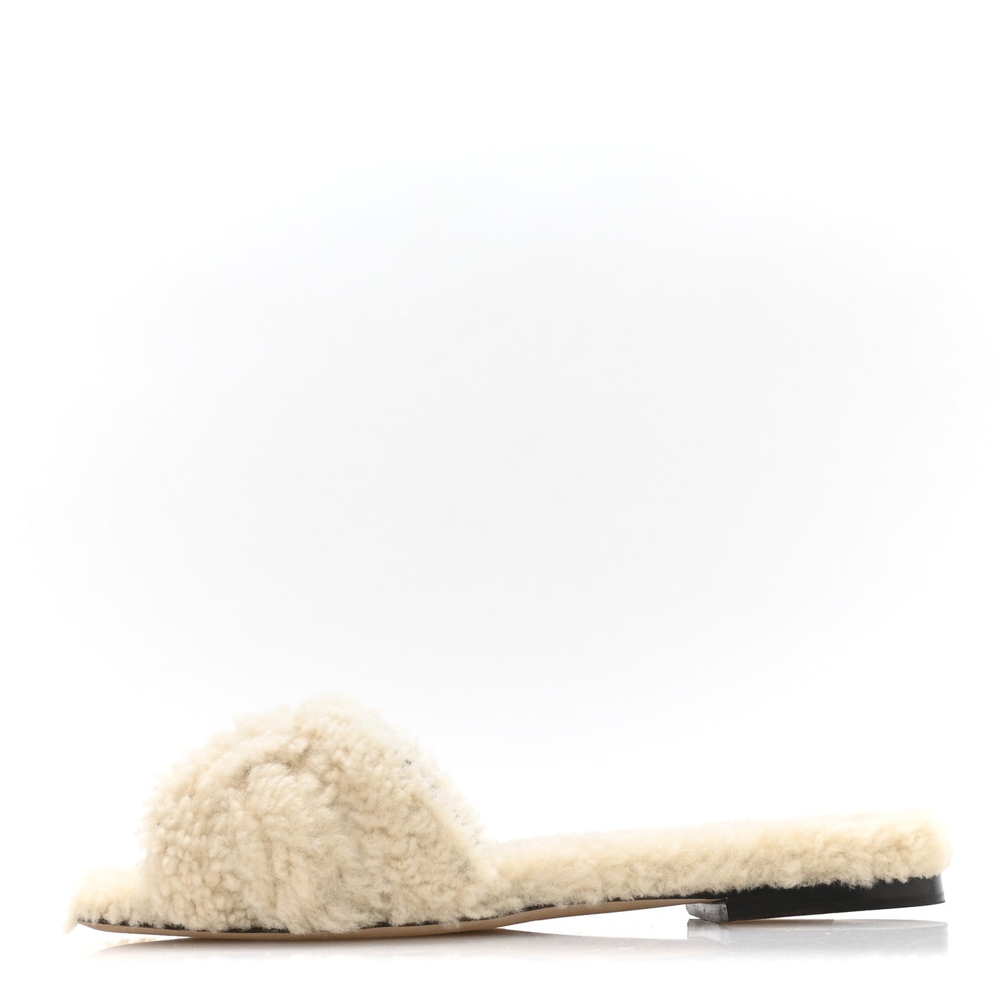 Shearling Tribute 05mm Sandals 36.5 Naturale