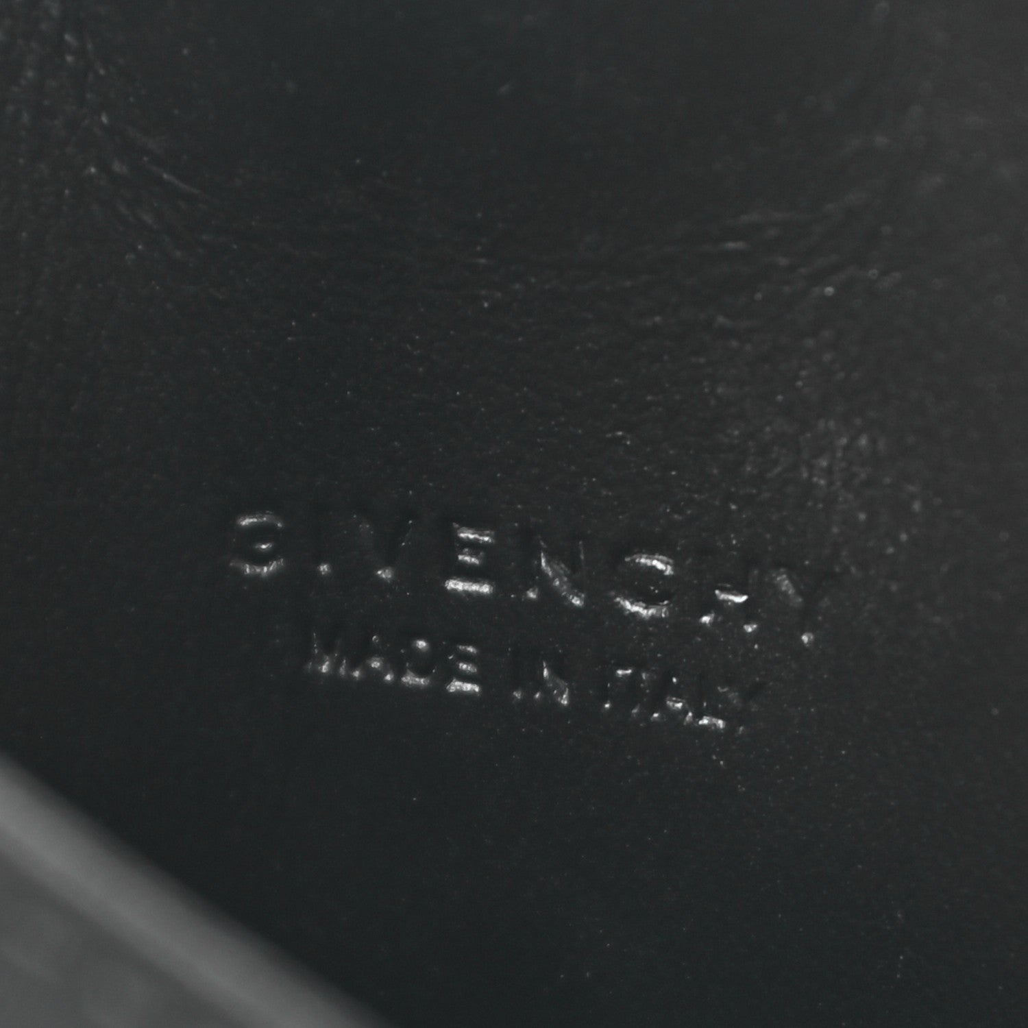 Givenchy Canvas Logo Neck Strap Card Holder Black White 8 of 12
