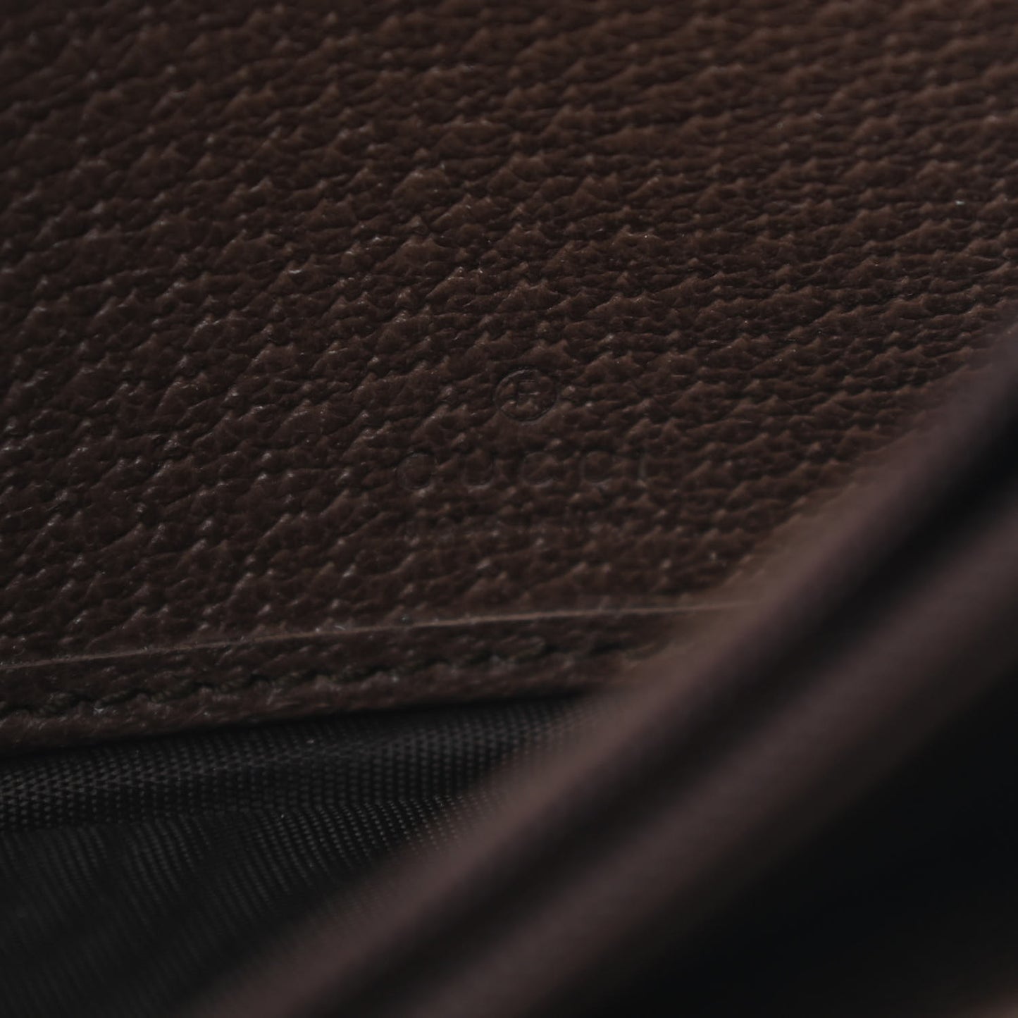 GG Supreme Monogram Web Ophidia Continental Wallet Brown
