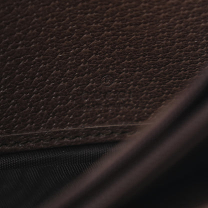 Gucci GG Supreme Monogram Web Ophidia Continental Wallet Brown 6 of 7