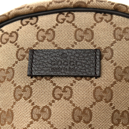 Gucci GG Monogram Travel Backpack Dark Brown 8 of 11