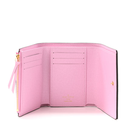 Louis Vuitton Monogram 2021 Christmas Animation Japanese Garden Victorine Wallet Wisteria Pink 5 of 6