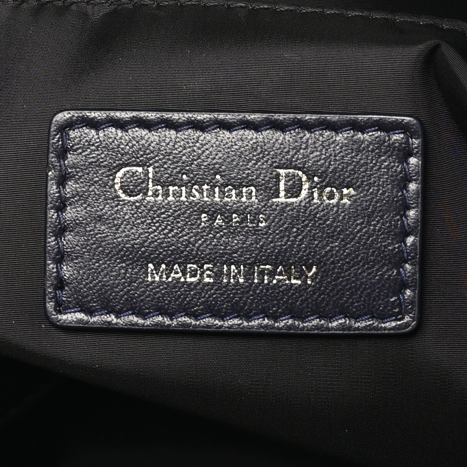 Christian Dior Embroidered Toile De Jouy 30 Montaigne Cosmetic Pouch Blue 6 of 10