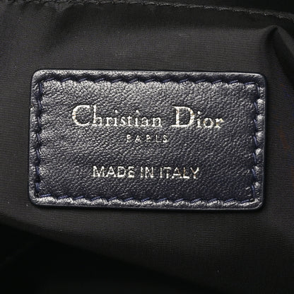 Christian Dior Embroidered Toile De Jouy 30 Montaigne Cosmetic Pouch Blue 6 of 10