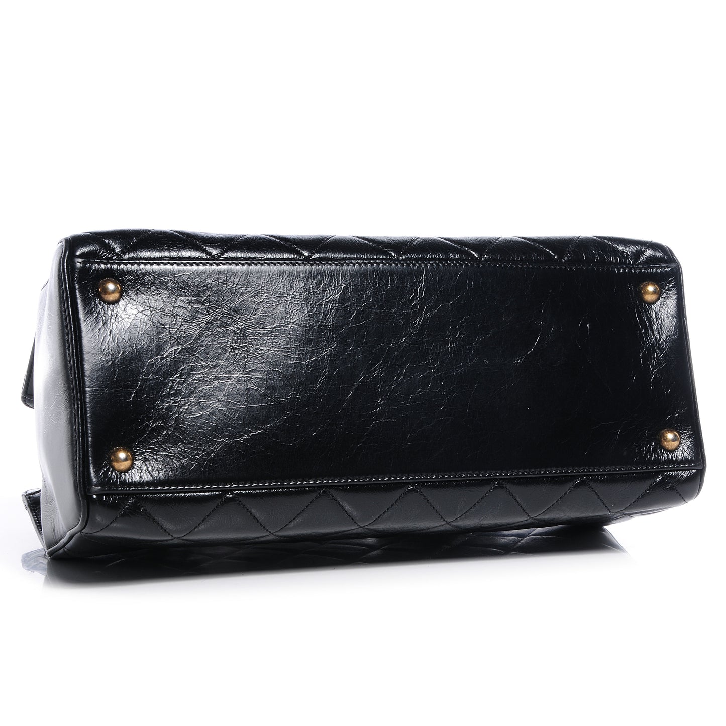 Calfskin Perfect Edge Tote Black