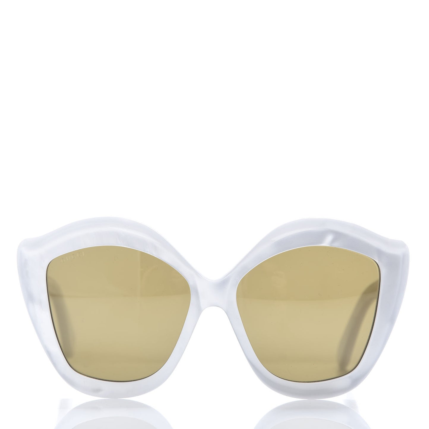 Cat Eye GG0117S Sunglasses White