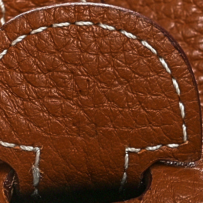 Hermes Taurillon Clemence Evelyne III PM Gold 6 of 10