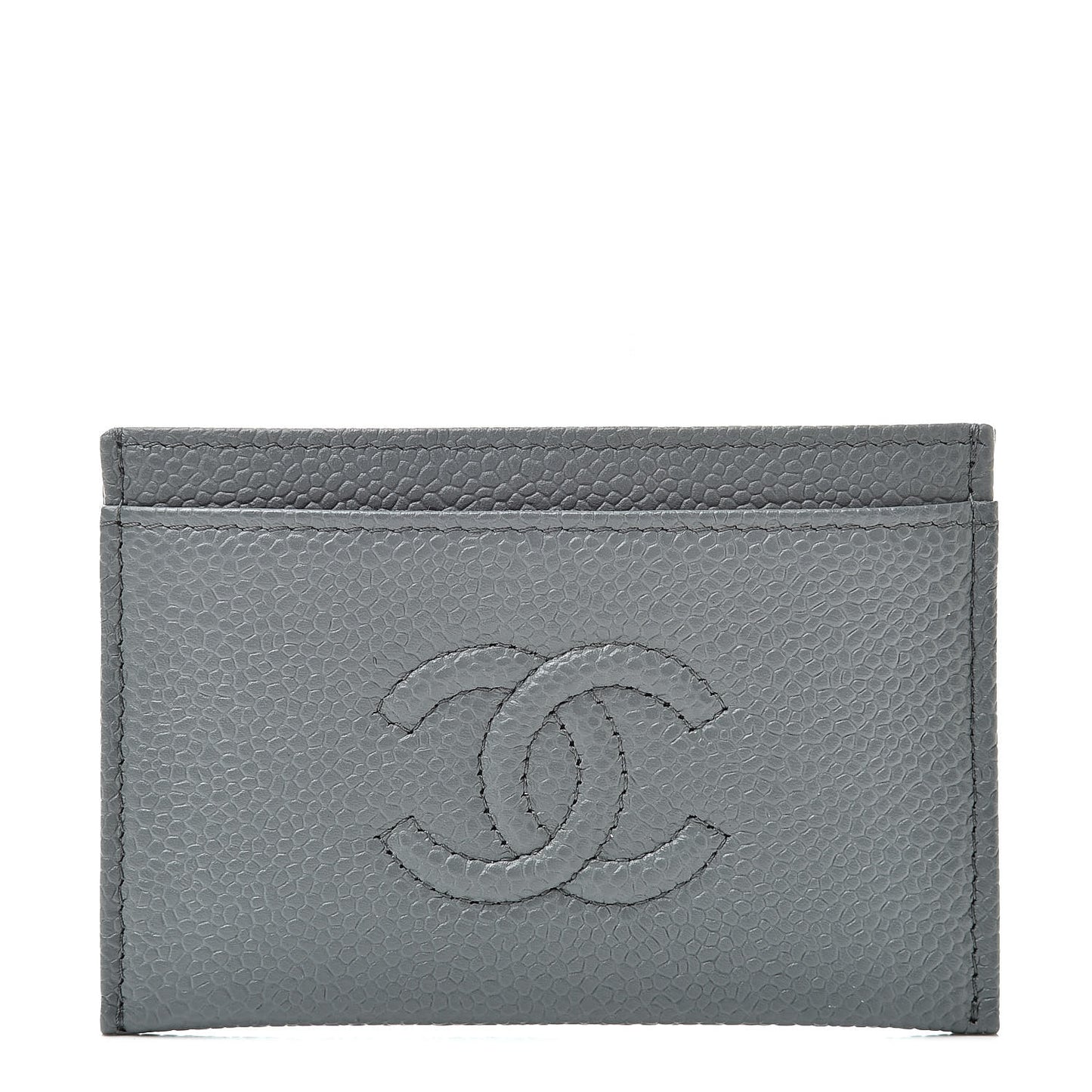 Caviar Timeless CC Card Holder Wallet Grey