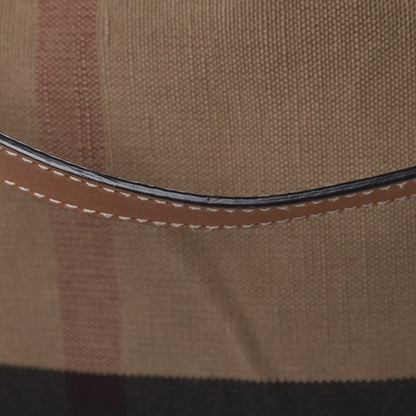 Burberry Canvas Mega Check Medium Maidstone Saddle Brown 14 of 14