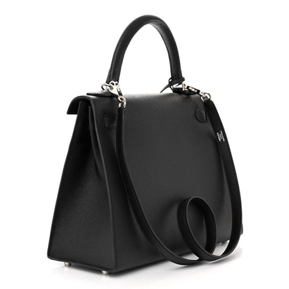 Hermes Epsom Kelly Sellier 28 Black 3 of 11