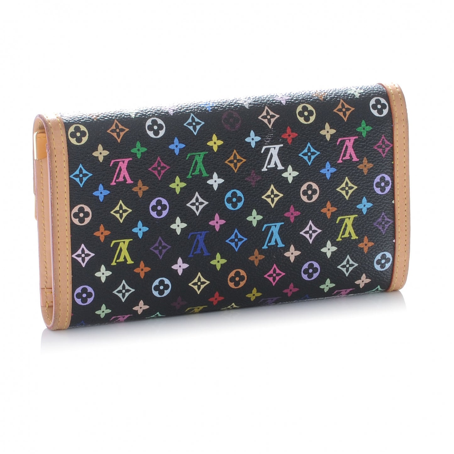 Monogram Multicolor Porte Tresor International Wallet Black