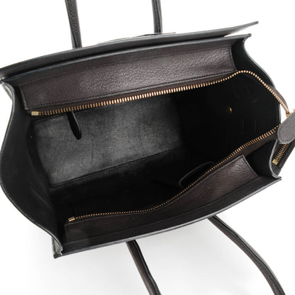 Celine Goatskin Micro Luggage Dark Taupe 5 of 10