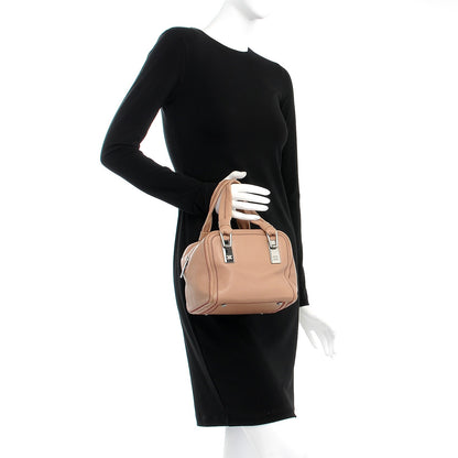 Chanel Lambskin Small Bowler Beige 2 of 11