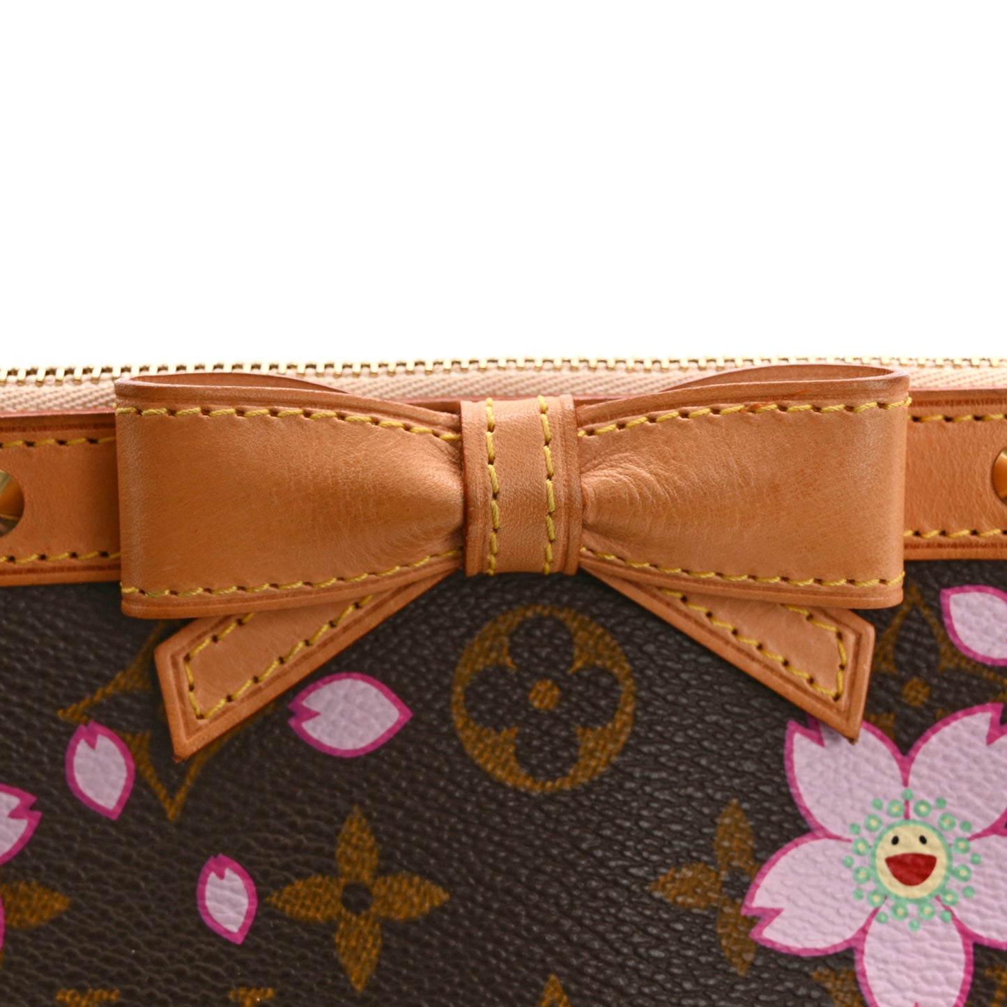 Monogram Cherry Blossom Pochette Accessories Brown