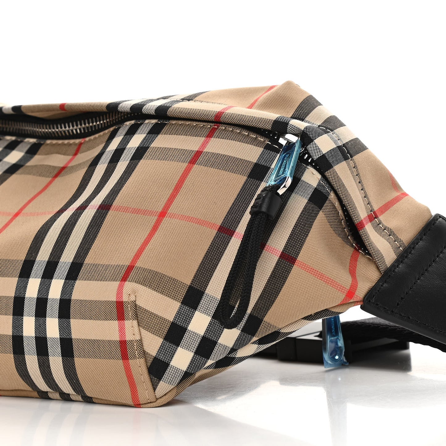 Nylon Vintage Check Medium Sonny Bum Bag Archive Beige Black