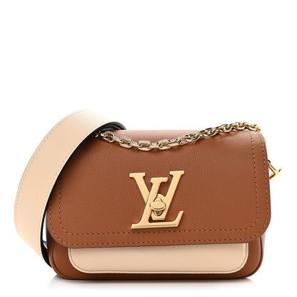 Louis Vuitton Grained Calfskin Lockme Tender Chataigne 1 of 8