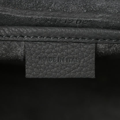 Celine Drummed Calfskin Nano Luggage Kohl 7 of 14