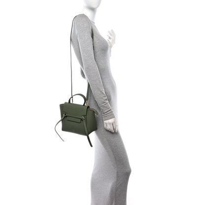 Celine Grained Calfskin Nano Belt Bag Light Khaki 3 of 11