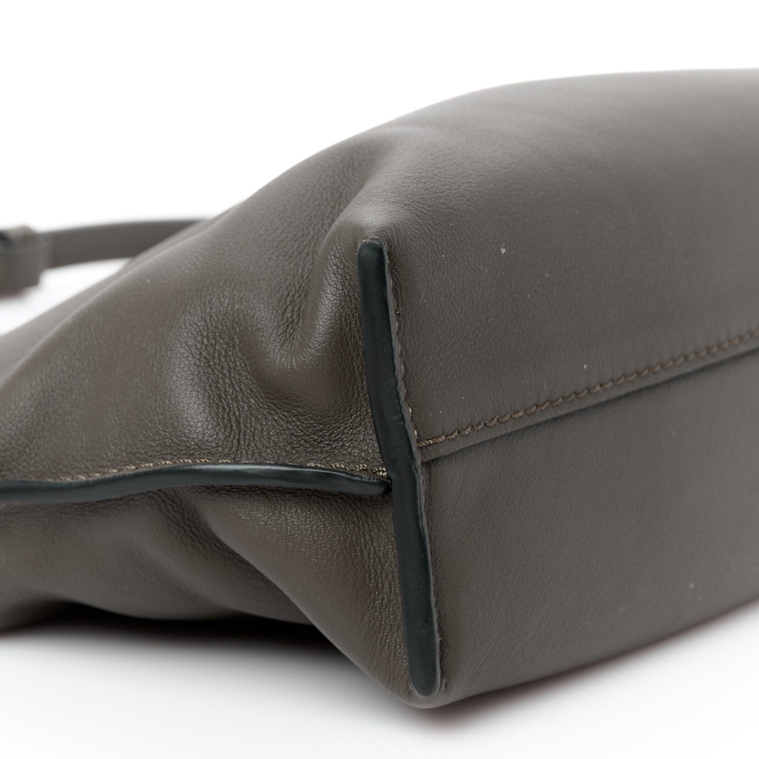 Loewe Calfskin Mini Flamenco Knot Clutch Vintage Khaki 9 of 10