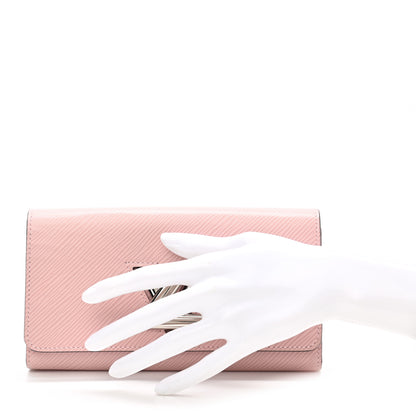 Louis Vuitton Epi Twist Wallet Rose Ballerine 2 of 7