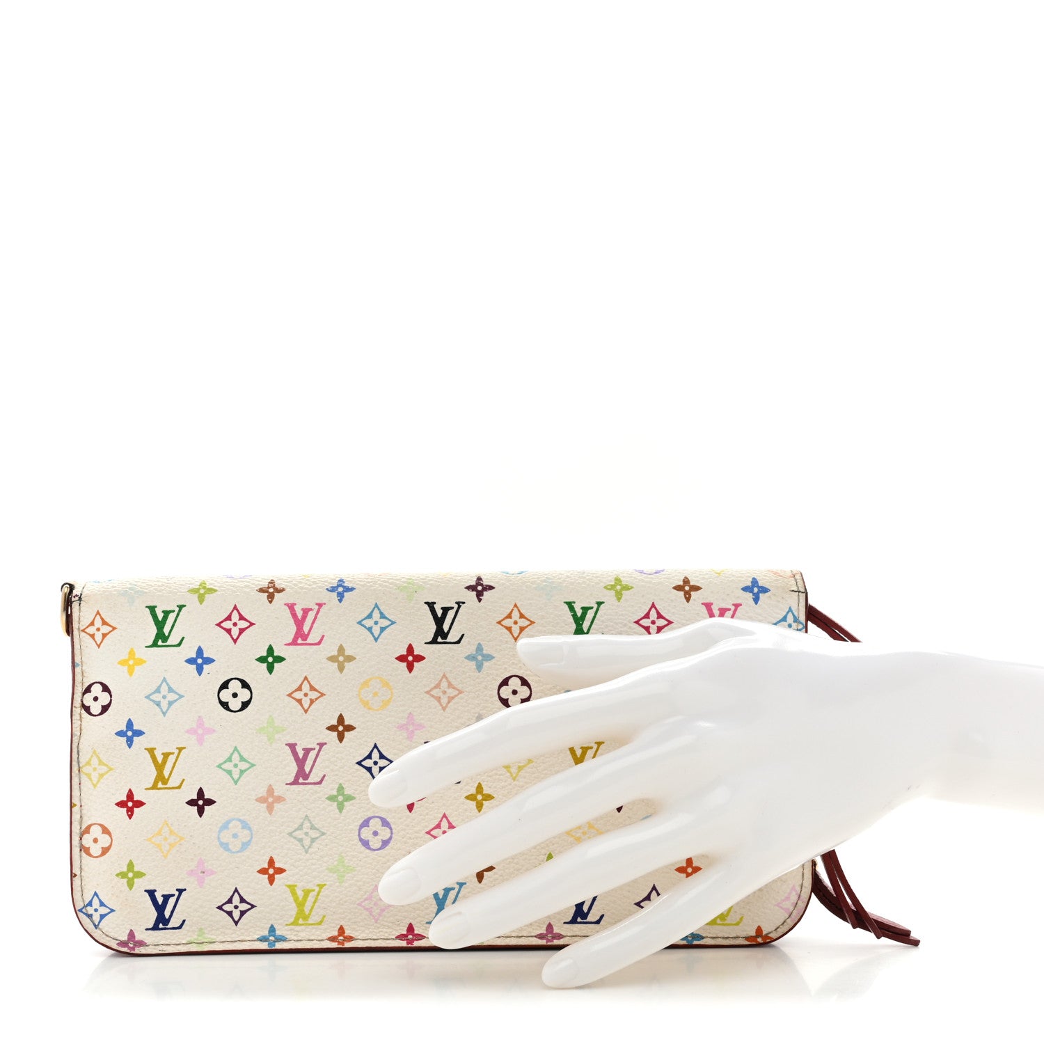 Louis Vuitton Monogram Multicolor Insolite Wallet White Figue 2 of 10