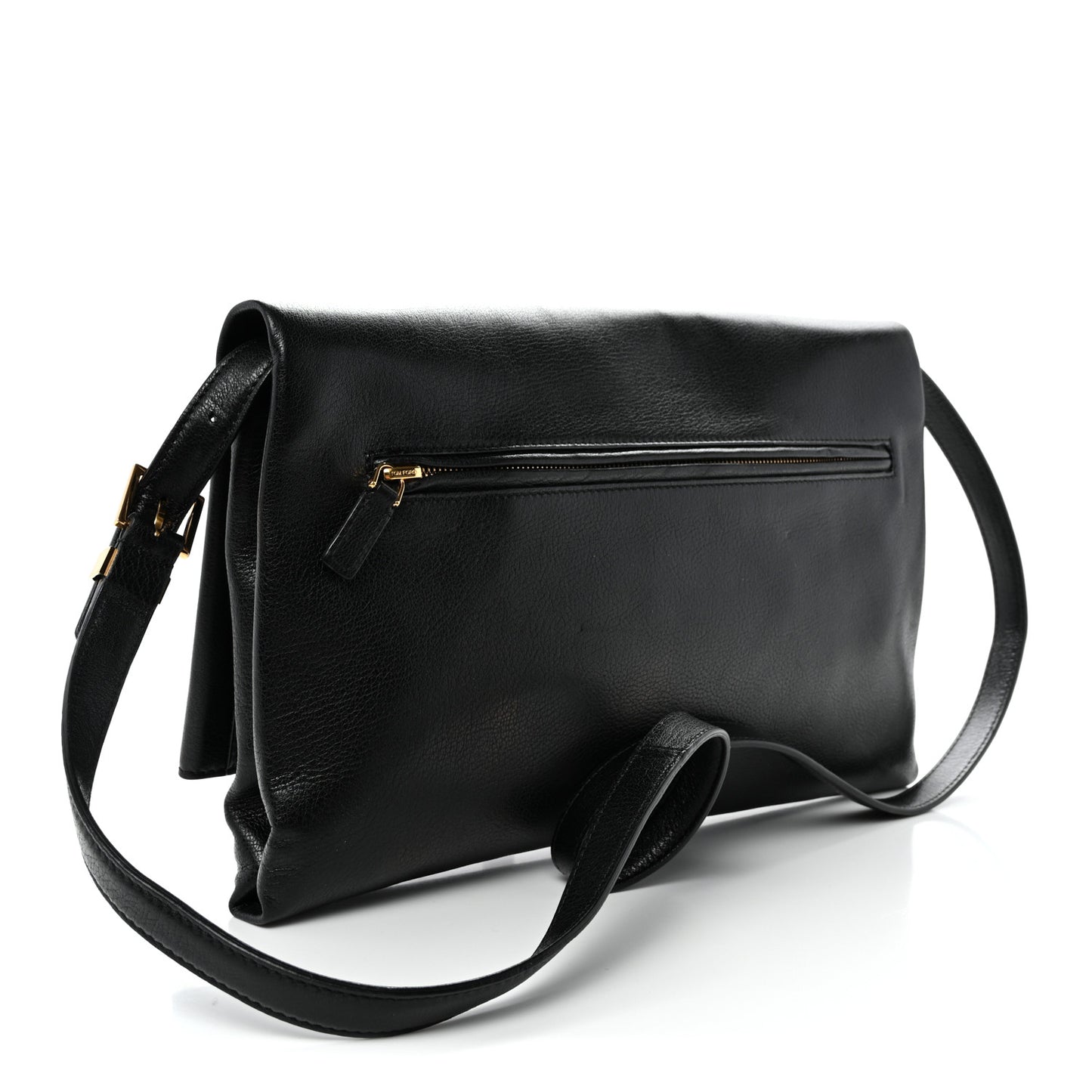Calfskin Natalia Convertible Clutch Black