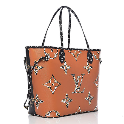 Louis Vuitton Monogram Giant Jungle Neverfull MM Black 3 of 10