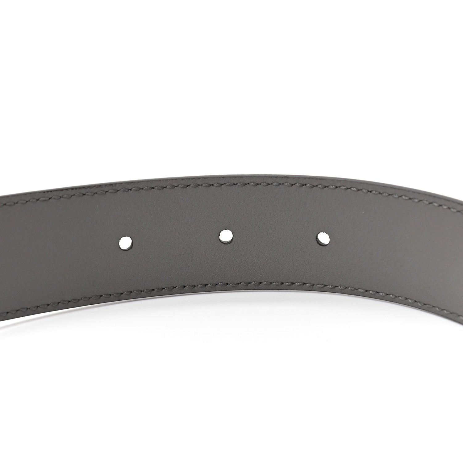 Gucci Calfskin Zumi 30mm Belt 75 30 Dusty Grey 3 of 5