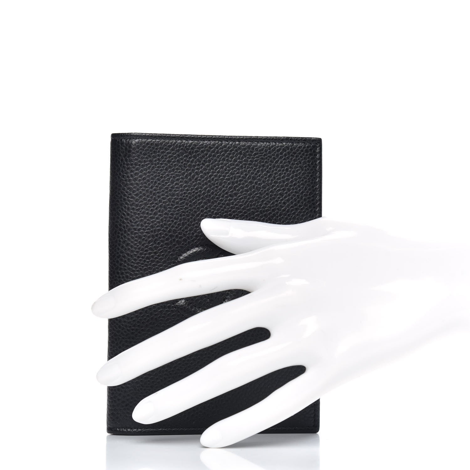Chanel Caviar Timeless Passport Holder Black 2 of 8