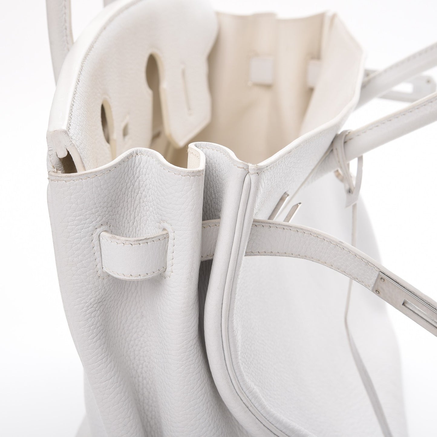 Taurillon Clemence Birkin 35 White