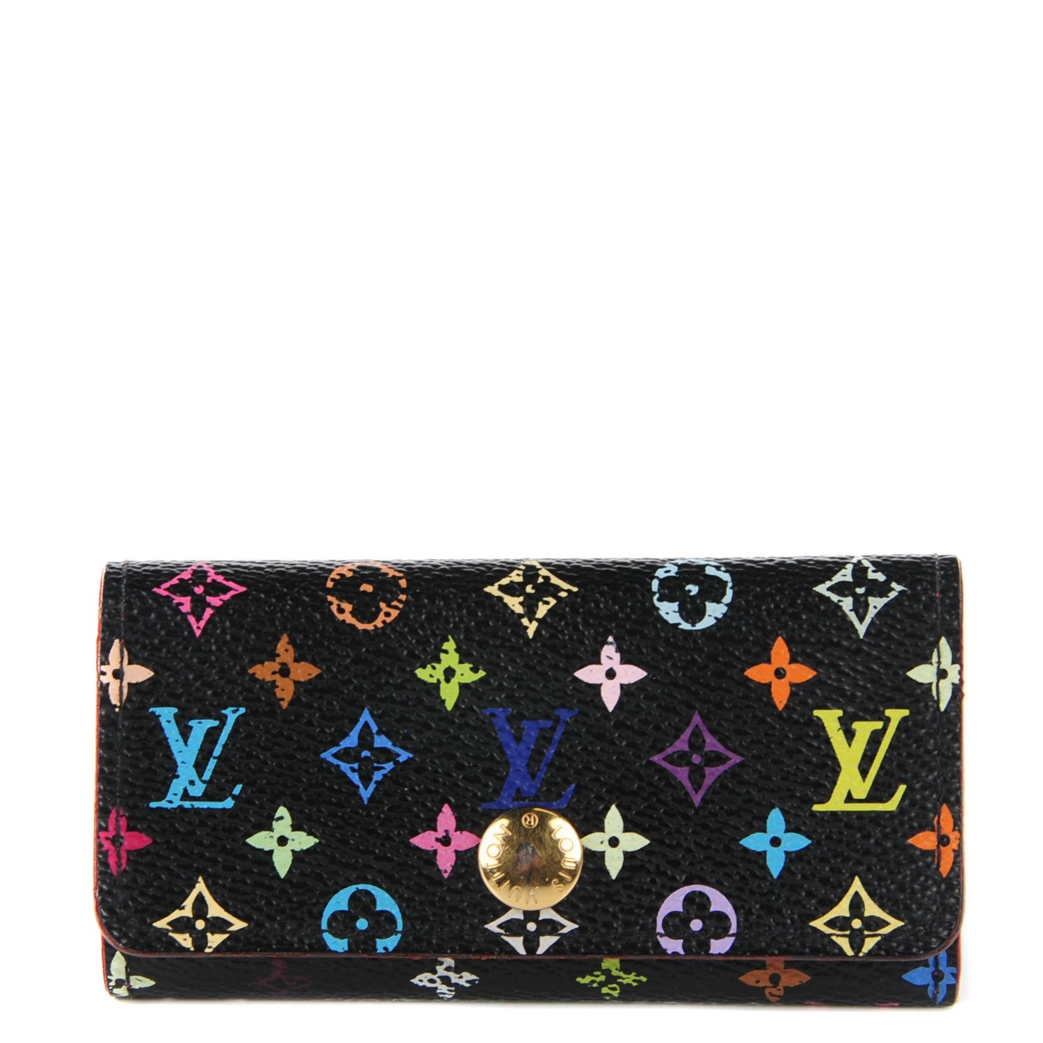 Louis Vuitton Monogram Multicolor Multicles 4 Key Holder Black Grenade 1 of 8