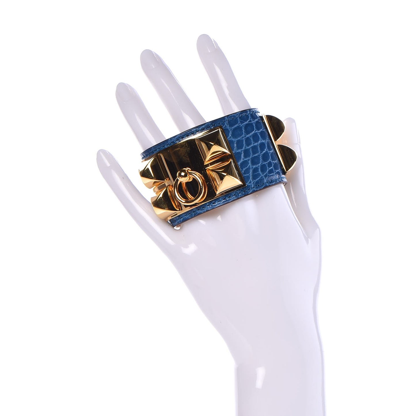 Shiny Alligator Collier De Chien CDC Bracelet S Bleu Izmir