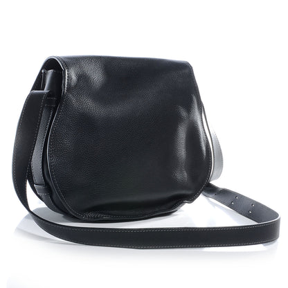 Chloe Calfskin Medium Marcie Round Crossbody Bag Black 3 of 9
