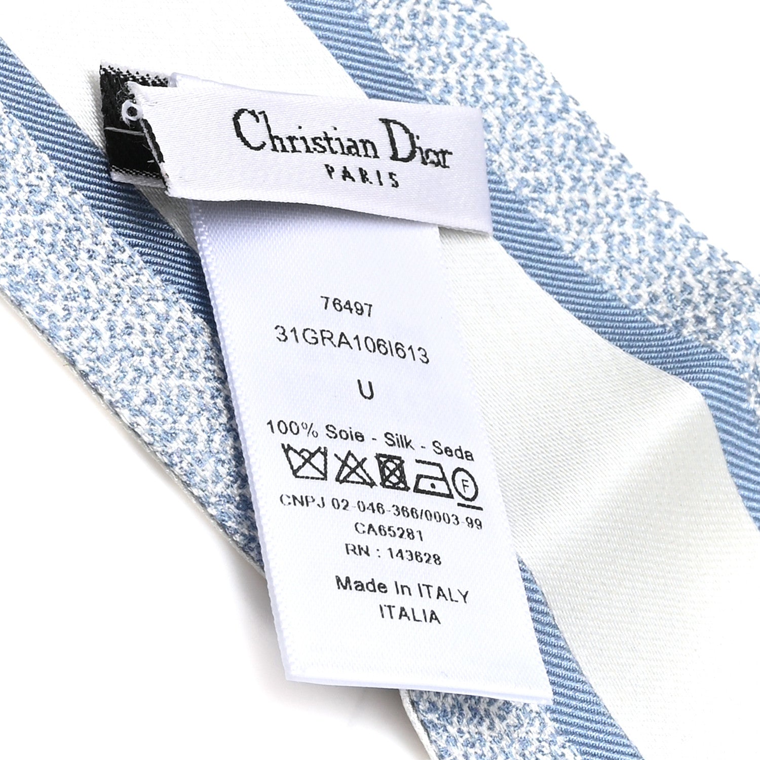 Christian Dior Silk Twill D-Floral Mitzah Scarf 3 of 3