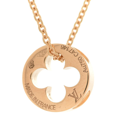 Louis Vuitton 18K Yellow Gold Empreinte Pendant Necklace 4 of 7