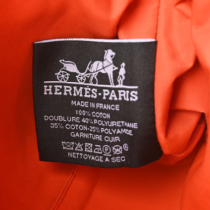 Hermes Cotton Canvas Mini Bolide Travel Cosmetic Pouch Black 11 of 16