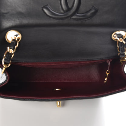 Chanel Lambskin Quilted Mini Square Flap Black 5 of 8